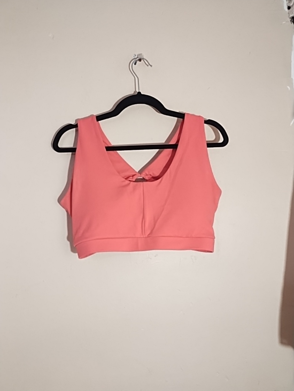 Fox Racing Women's Sportsโ Bra Coral Size Extra Large With Removable Padding